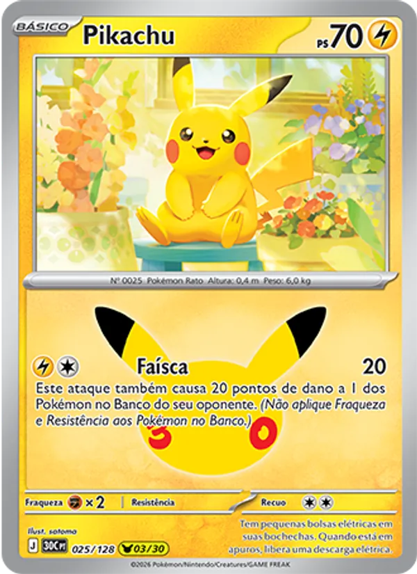 Pikachu, Celebração de 30 Anos 025