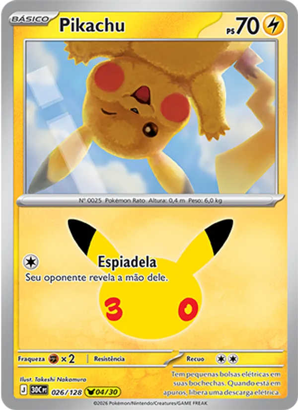 Pikachu, Celebração de 30 Anos 026