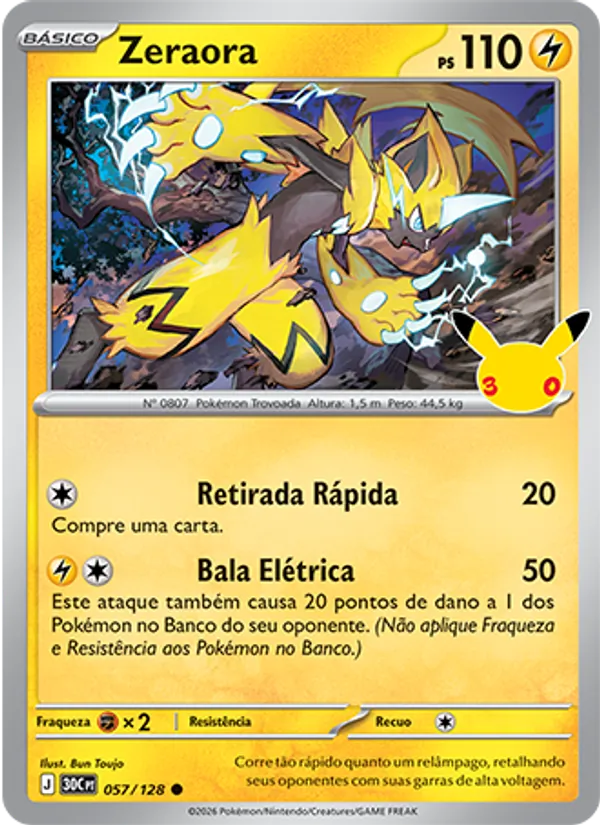 Zeraora, Celebração de 30 Anos 057