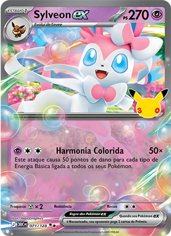 Sylveon ex, Celebração de 30 Anos 071