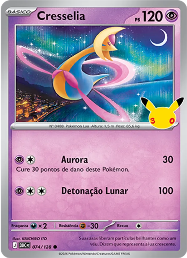 Cresselia, Celebração de 30 Anos 074