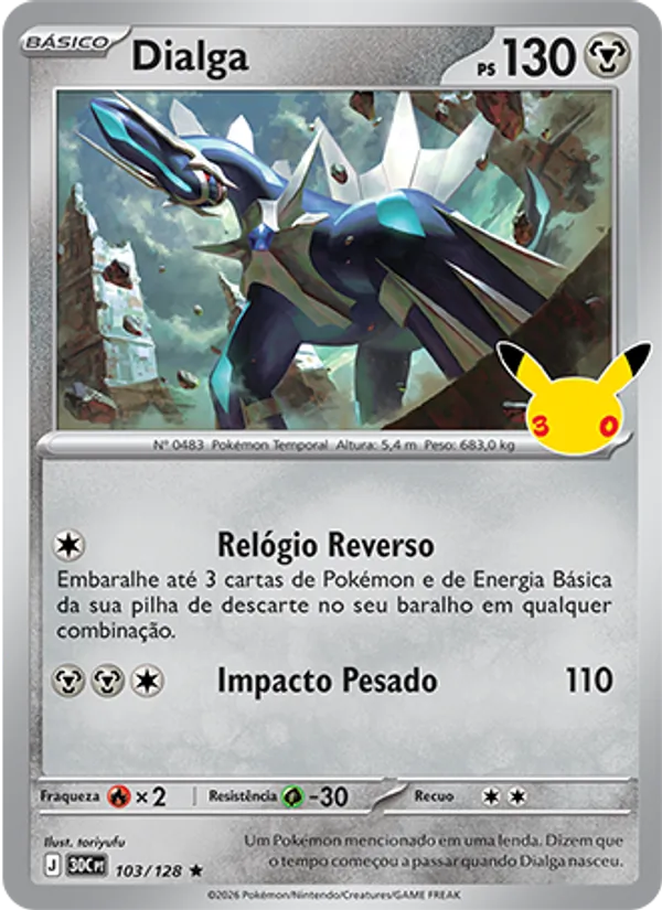 Dialga, Celebração de 30 Anos 103
