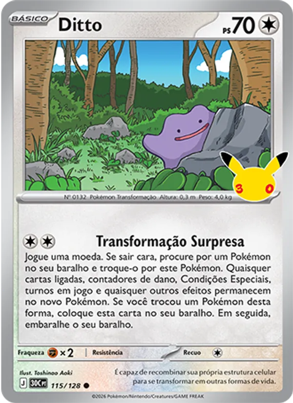 Ditto, Celebração de 30 Anos 115