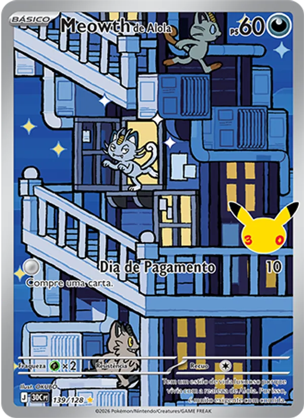 Alolan Meowth, Celebração de 30 Anos 139