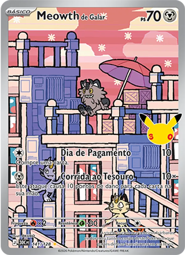 Galarian Meowth, Celebração de 30 Anos 141