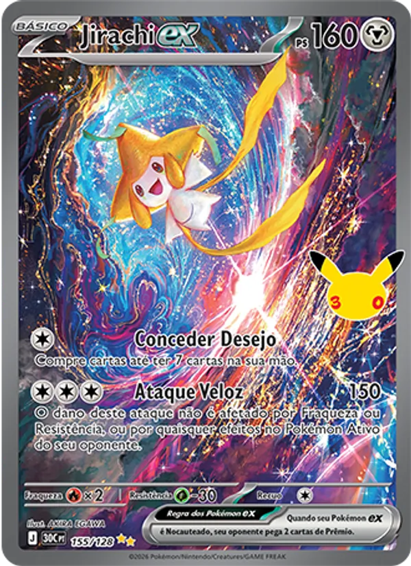 Jirachi ex, Celebração de 30 Anos 155