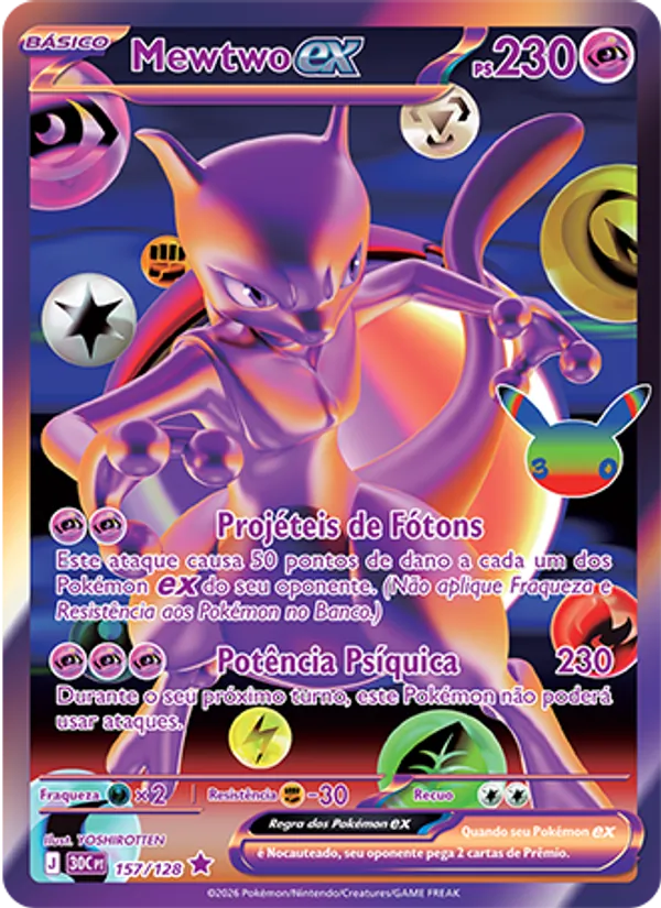 Mewtwo ex, Celebração de 30 Anos 157