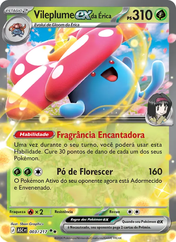 Vileplume ex da Érica