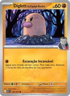 Diglett da Equipe Rocket