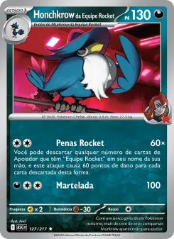 Honchkrow da Equipe Rocket