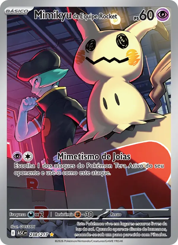 Mimikyu da Equipe Rocket