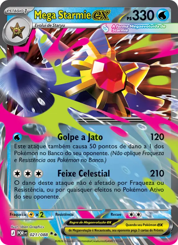 Mega Starmie ex (Portuguese)