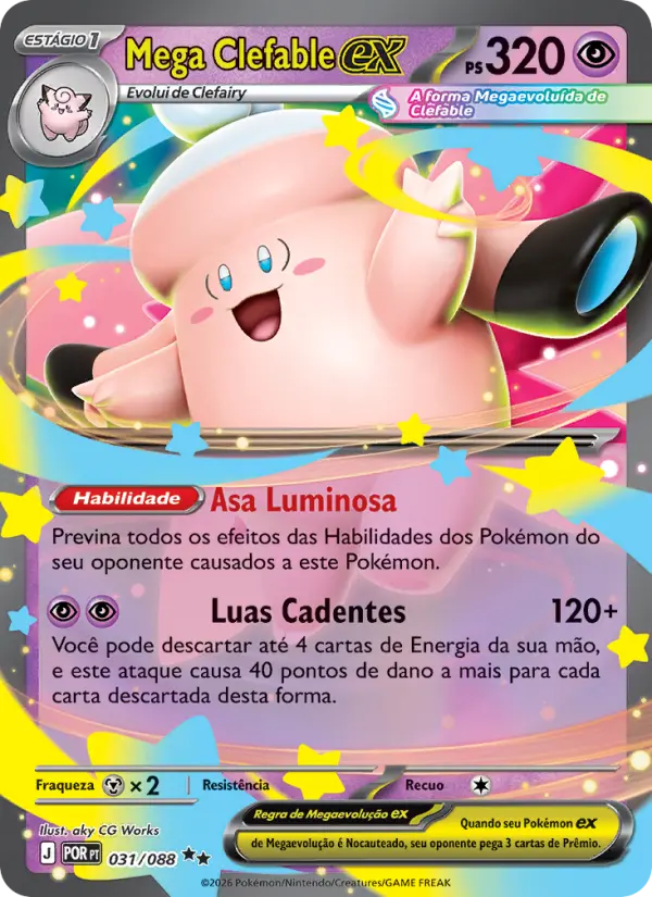 Mega Clefable ex (Portuguese)