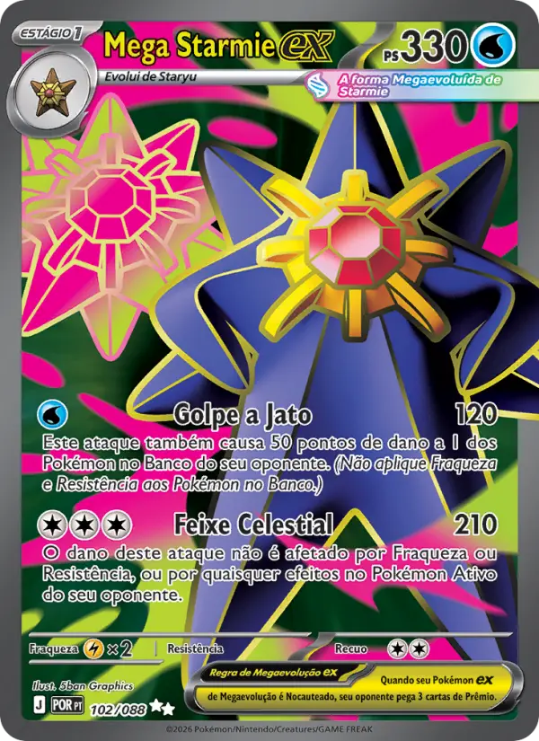 Mega Starmie ex (Portuguese)
