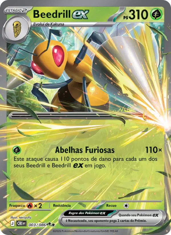 Beedrill ex card image