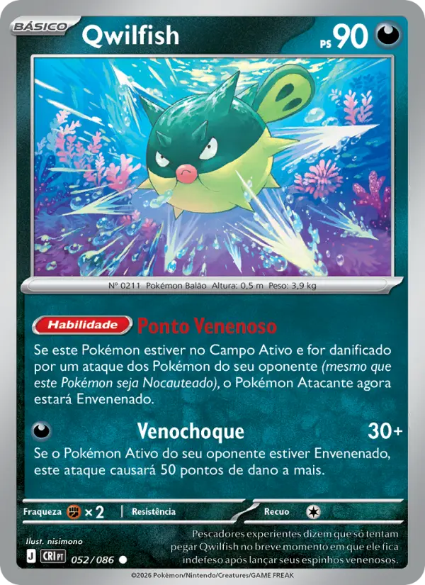 Qwilfish card image