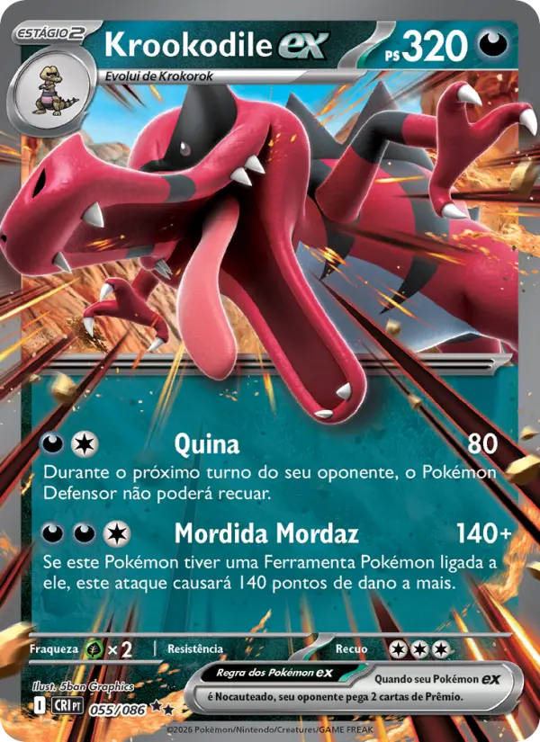 Krookodile ex card image
