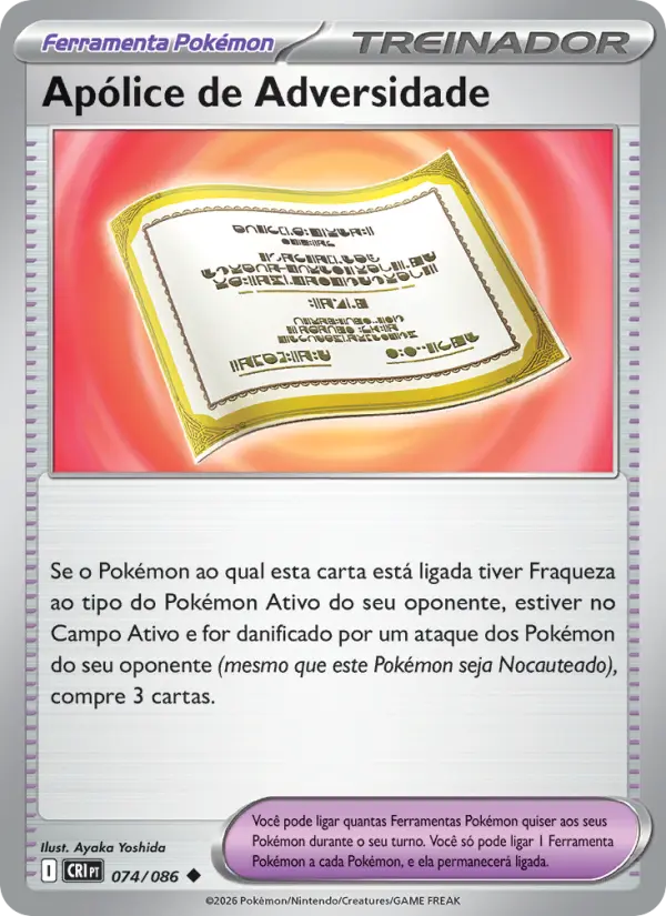 Apólice de Adversidade card image