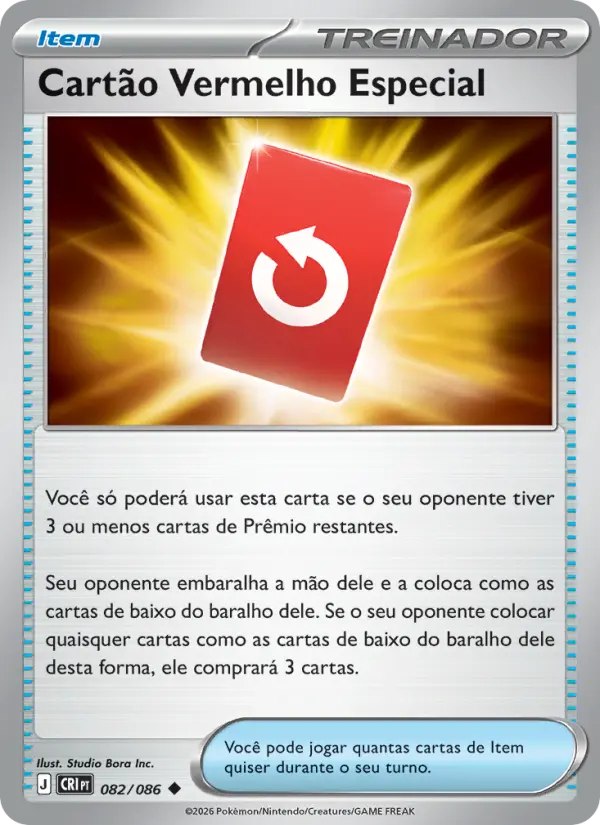 Cartão Vermelho Especial card image