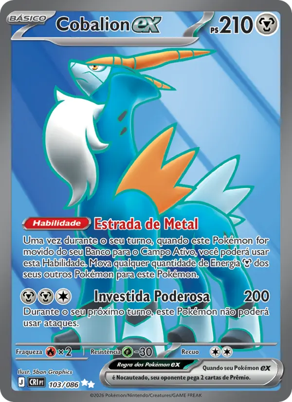 Cobalion ex card image