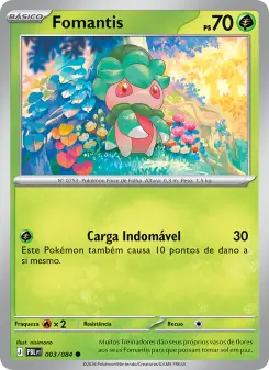 Fomantis – Carta Pokémon TCG