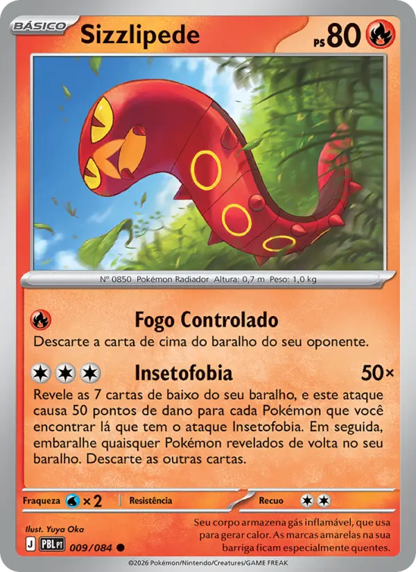 Sizzlipede – Pokémon TCG
