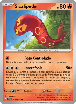 Sizzlipede – Carta Pokémon TCG