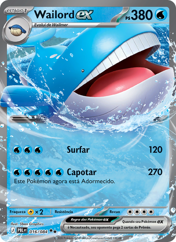 Wailord ex - 016/84
