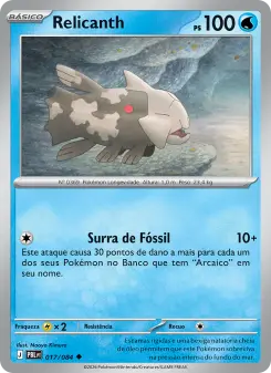 Relicanth – Carta Pokémon TCG