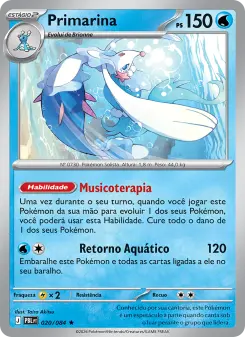 Primarina – Carta Pokémon TCG