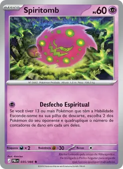 Spiritomb – Carta Pokémon TCG