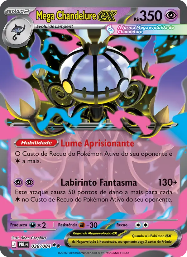 Mega Chandelure ex – Pokémon TCG