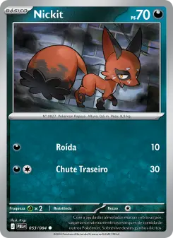 Nickit – Carta Pokémon TCG