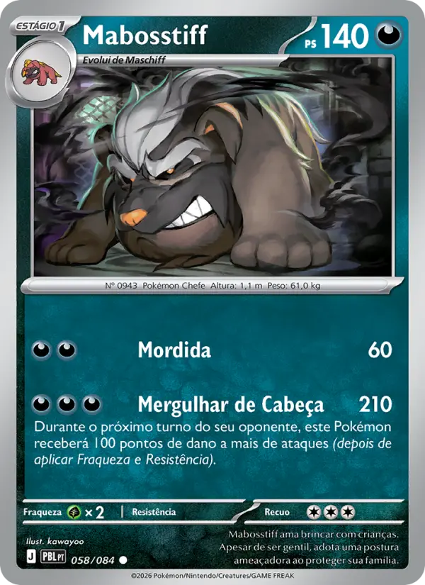 Mabosstiff – Pokémon TCG