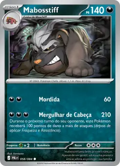 Mabosstiff – Carta Pokémon TCG
