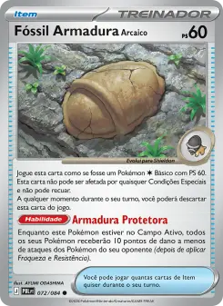 Fóssil Armadura Arcaico – Carta Pokémon TCG