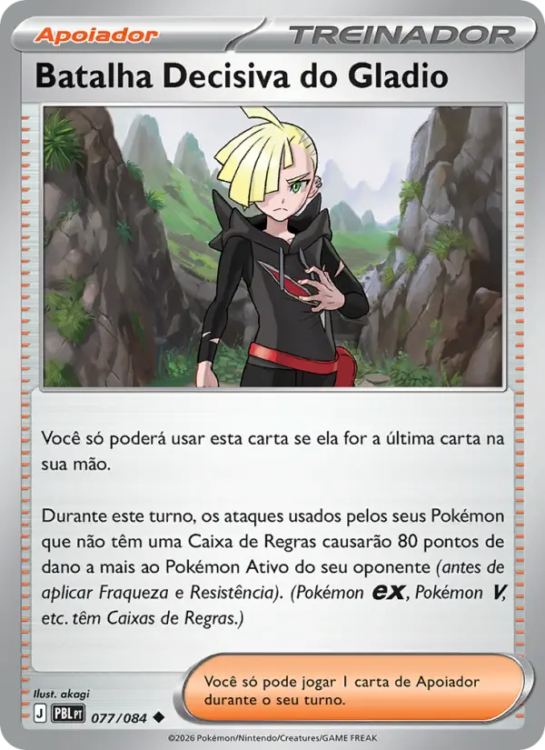 Batalha Decisiva do Gladio – Pokémon TCG