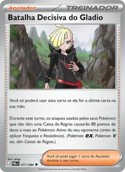 Batalha Decisiva do Gladio – Carta Pokémon TCG
