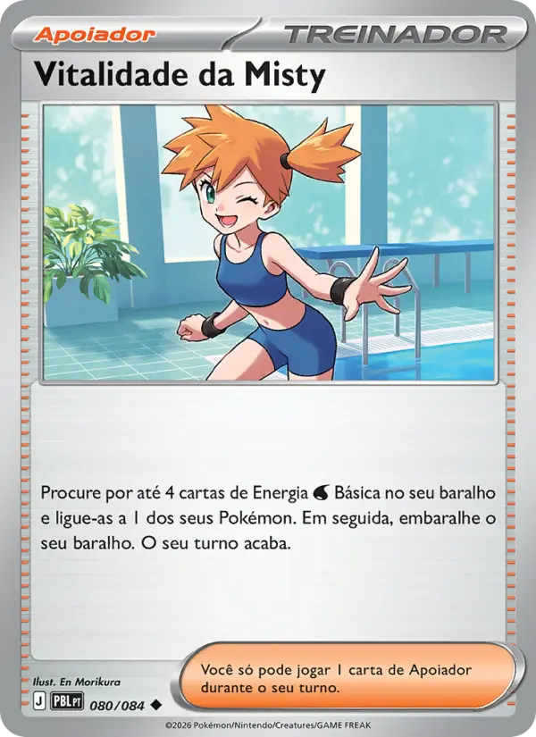 Vitalidade da Misty – Pokémon TCG