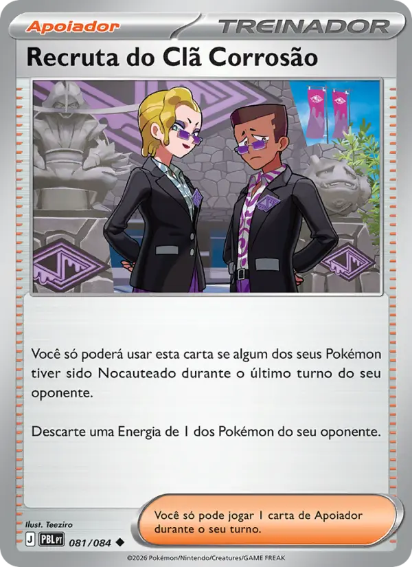Recruta do Clã Corrosão – Pokémon TCG