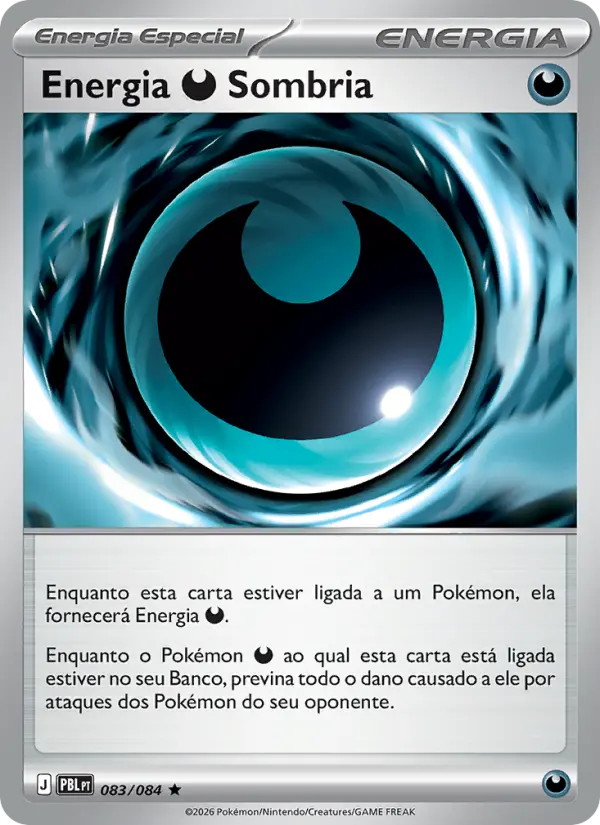 Energia Darkness Sombria – Pokémon TCG