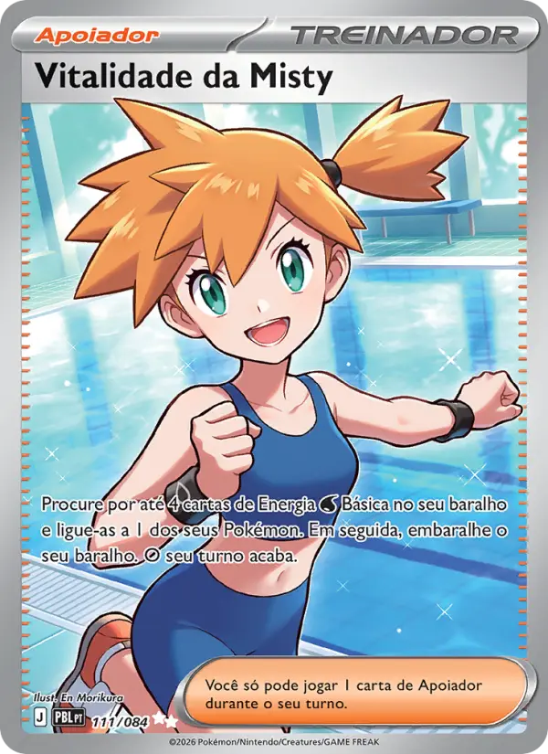 Vitalidade da Misty – Pokémon TCG