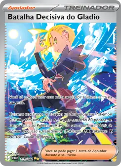 Batalha Decisiva do Gladio – Carta Pokémon TCG
