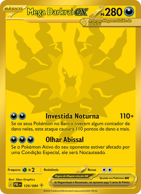 Mega Darkrai ex carta