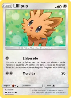 Lillipup – Carta Pokémon TCG