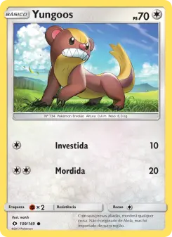 Yungoos – Carta Pokémon TCG