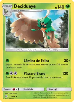 Decidueye – Carta Pokémon TCG