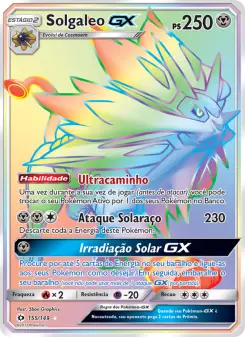 Solgaleo GX – Carta Pokémon TCG