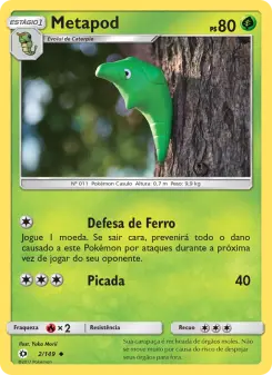 Metapod – Carta Pokémon TCG