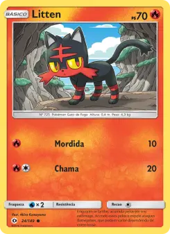 Litten – Carta Pokémon TCG
